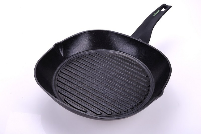 Patelnia Grillowa 28 Cm, Nova, Indukcja - Moneta