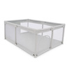 Extralink Kids | Kojec dziecięcy | stalowy plac zabaw 127x127x68cm + 30 kulek