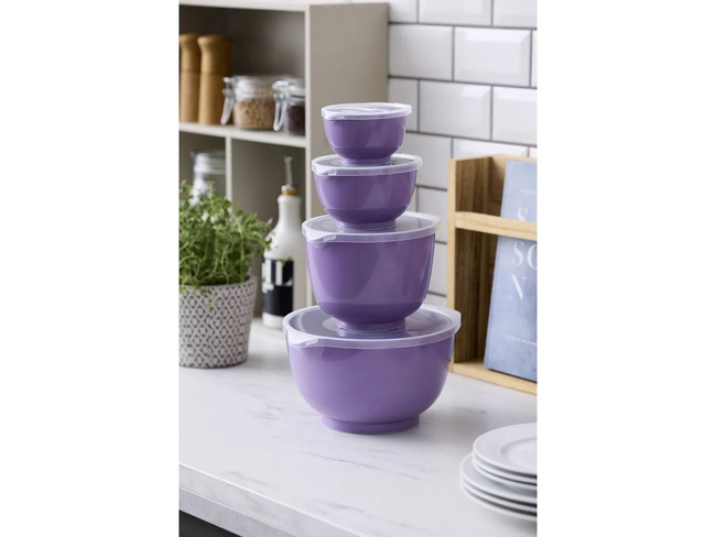 Zestaw misek 8 elementów New Margarethe lavender - Rosti