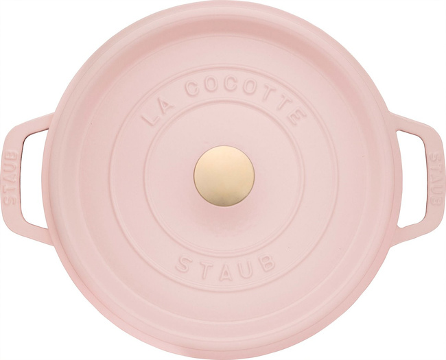 Staub La Cocotte Garnek żeliwny okrągły 2.6 ltr, różowy