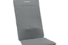 Mata masująca Shiatsu na fotel CozyShiatsu 113x40 18W | Nakładka z podgrzewaniem lędźwi i 4 żelowymi głowicami, szara