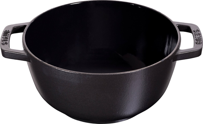Zestaw do fondue 18 cm, czarny - Staub