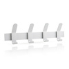 Wieszak ścienny Zone Denmark A-rack Soft Grey, 4 podwójne haczyki, stal