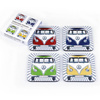 Vw Podkładki Korek Bus 4szt Stripes/4 Col