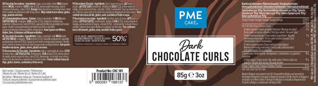 Pme Wiórki Z Gorzkiej Czekolady 85 G