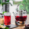 Infusa Czajnik do herbaty 1 ltr Szklane borokrzemowe szkło 19.5x12.5x17 cm GEFU
