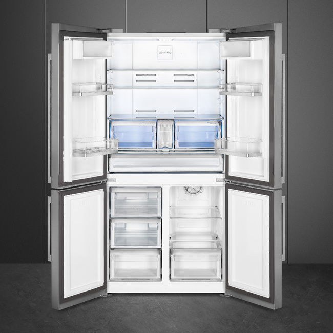 Smeg - Chłodz.-Zamraż., Frenchdoor Universal Fq60Xdaie Stal Nierdzewna.