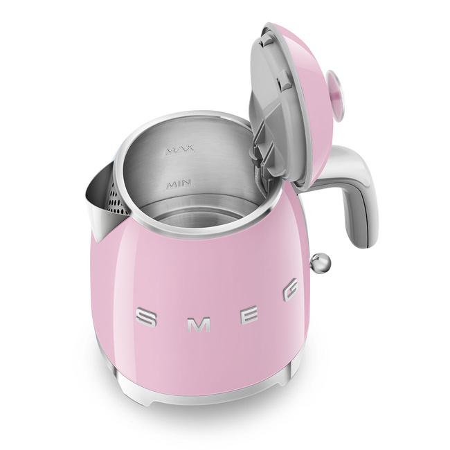 Smeg - Czajnik mini KLF05PKEU 50's Style - pastelowy róż