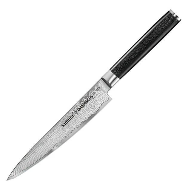 Nóż uniwersalny Samura Damascus SD-0023, 15 cm, rdzeń AUS-10, rękojeść G10