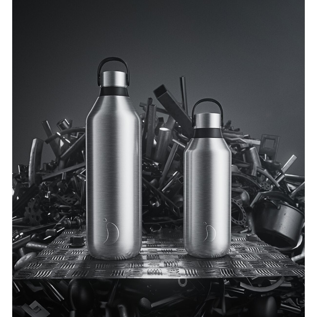 Butelka termiczna Chilly's 500 ml ze stali z recyklingu