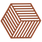 Podkładka pod naczynia Zone Denmark Hexagon, silikonowa, Terracotta