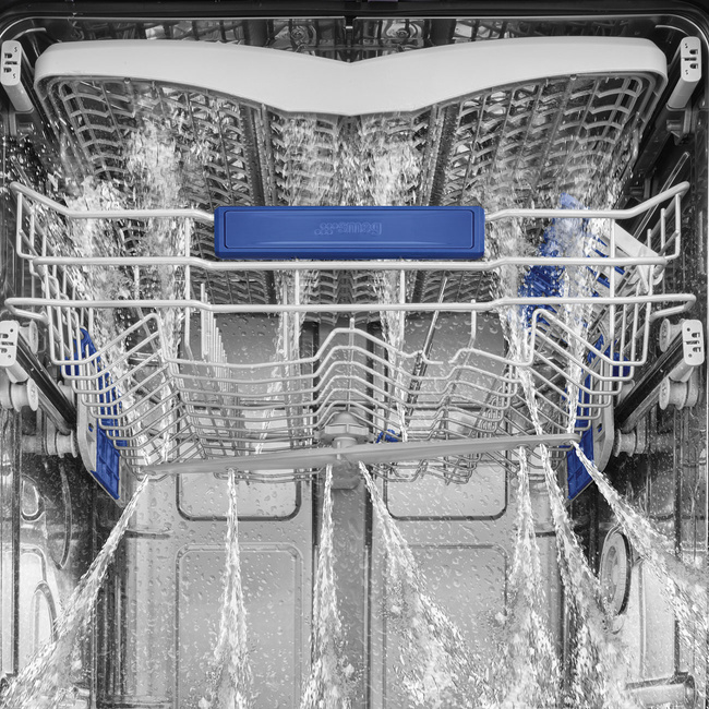 Smeg - Zmywarka do naczyń, 60 cm Universal Stl332ch Srebrny (panel sterowania).