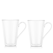 Szklanki z podwójną ścianką 2 szt. Canteen 0.4L Transparent