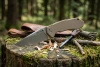 Nóż składany Welde D2F64 ze stali D2, rękojeść G10 brązowa, ostrze 9 cm