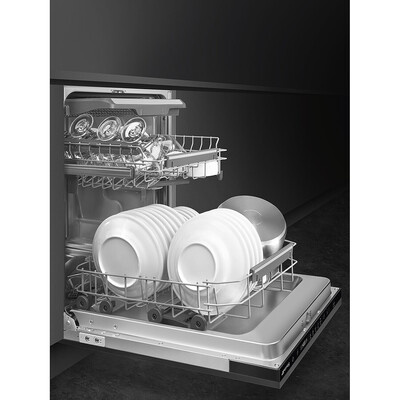 UNIVERSAL Zmywarka do zabudowy 45 cm Glassy Touch 3 kosze Flexi Aquastop D