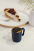 Dwa kubki ceramiczne z uszkiem 80 ml Fuori granatowe 29989 - Vialli Design