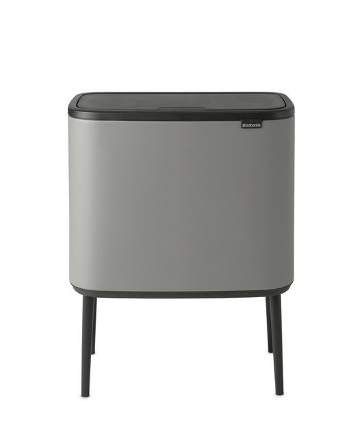 Kosz na śmieci 34L (11+23) Bo Touch Bin - Mineral Concrete Grey - Brabantia