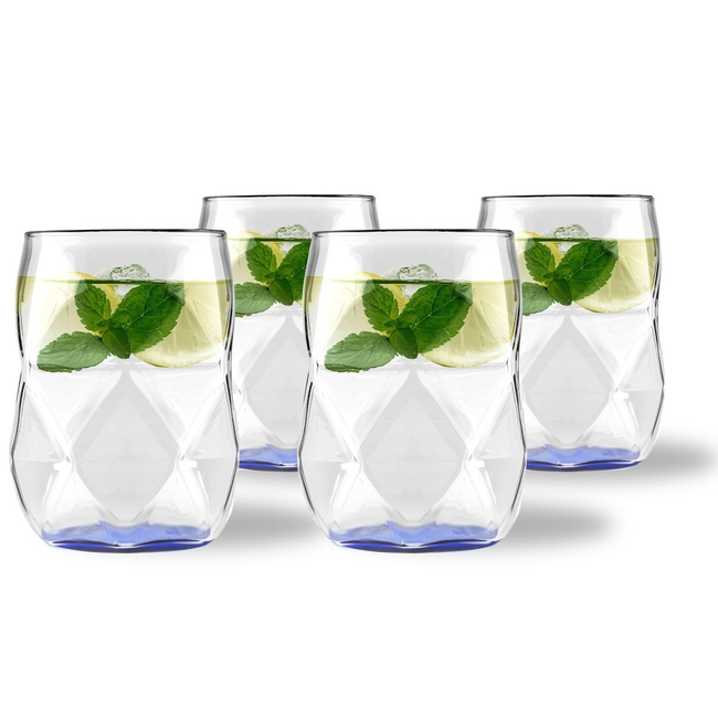 Szklanki 450 ml Geo Fondo Blue - Vialli Design