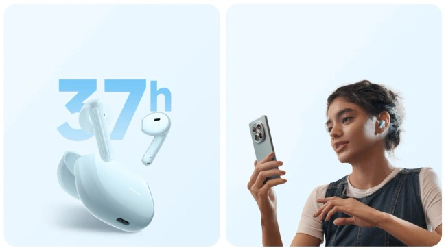Słuchawki bezprzewodowe Xiaomi Redmi Buds 8 Active, białe, IP54