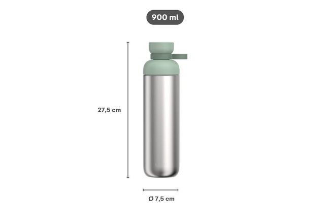 Butelka stalowa na wodę Mepal Vita 900 ml, Vivid Mauve