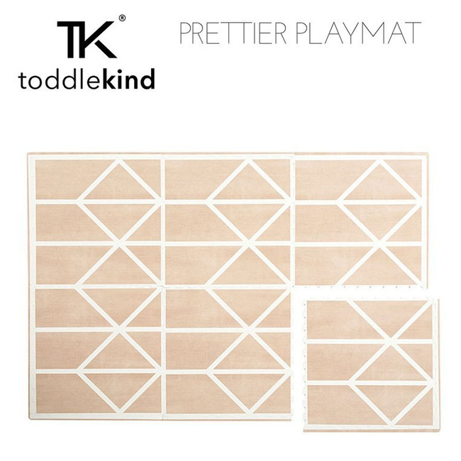 Toddlekind mata do zabawy piankowa podłogowa Prettier Playmat Nordic Clay Beige