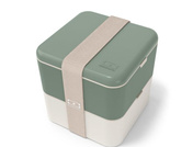 Lunchbox Bento Square Fr, Natural Green - Monbento