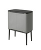 Kosz na śmieci 34L (11+23) Bo Touch Bin - Mineral Concrete Grey - Brabantia