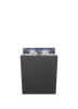 Smeg - Zmywarka do naczyń, 60 cm Universal ST323PT Srebrny (panel sterowania).