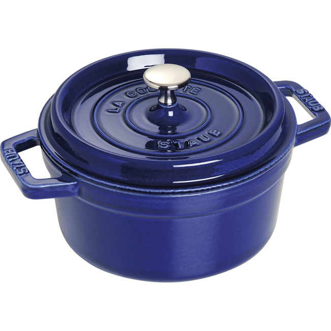 Staub La Cocotte garnek żeliwny okrągły 2.2 ltr, niebieski