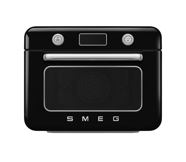 Smeg - Piekarnik Nablatowy Z Funkcją Pary 50's Style Cof01bleu Czarny