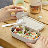 Lunchbox To Go z przegródką Organic Lekue