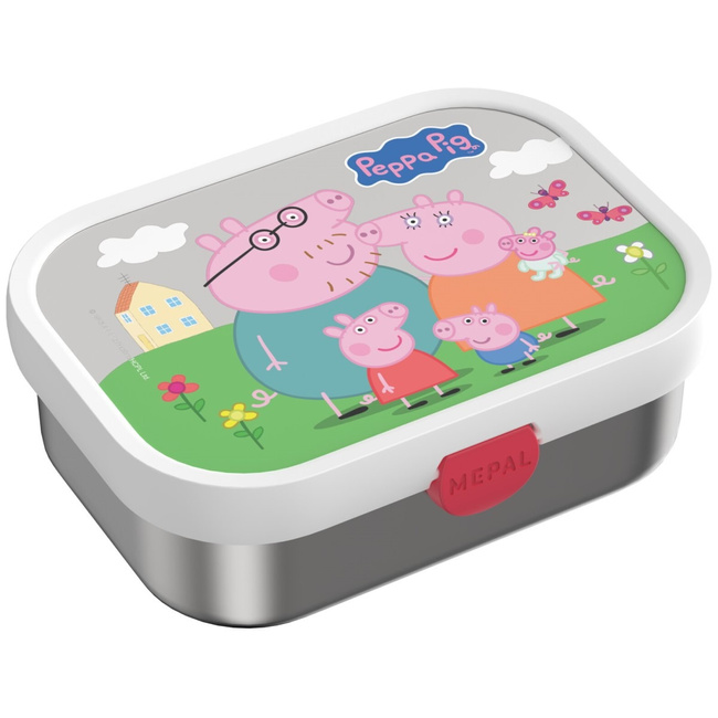 Lunchbox stalowy Mepal Campus Peppa Pig, 750 ml, dla przedszkolaka