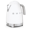 Smeg - Czajnik z regulacją Temp, biały Klf04wheu 50's Style
