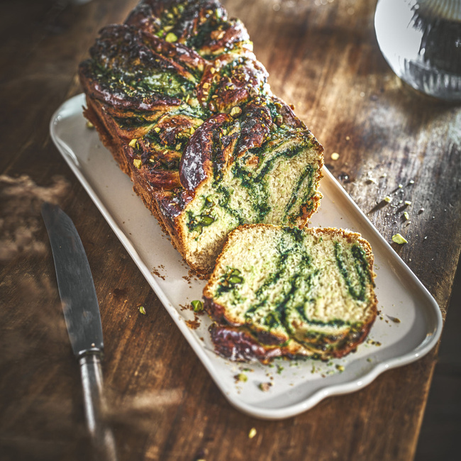 Prostokątny talerz do serwowania - kremowy - Emile Henry