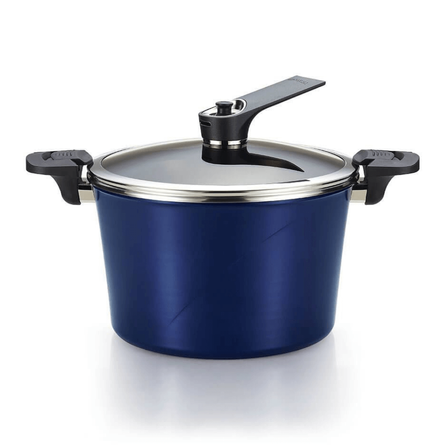 HAPPYCALL Garnek Próżniowy Vacuum Pot 28 cm 9 l - granatowy