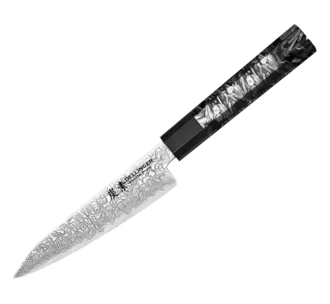 Dellinger Carbon Fiber Octagon Nóż Utility 14 cm