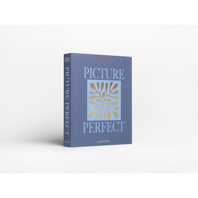 Album na zdjęcia Printworks Picture Perfect, przykurzony niebieski, białe karty
