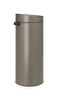 Kosz na śmieci Brabantia Touch Bin New 30 l Platinum z plastikowym wiadrem