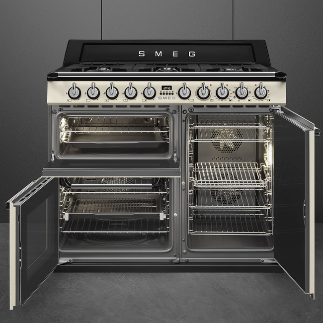 Smeg - Kuchnia Wolnost, 100cm, Victoria, Krem. Victoria TR103P Kremowy.