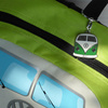 Vw Brelok Bus Front Zielony