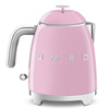 Smeg - Czajnik Mini, Pastelowy Róż 50's Style Klf05Pkeu Pastelowy Róż