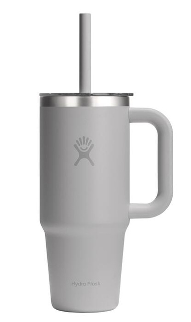 Kubek termiczny Hydro Flask Travel Tumbler 24 oz (710 ml) z uchwytem i słomką, Birch