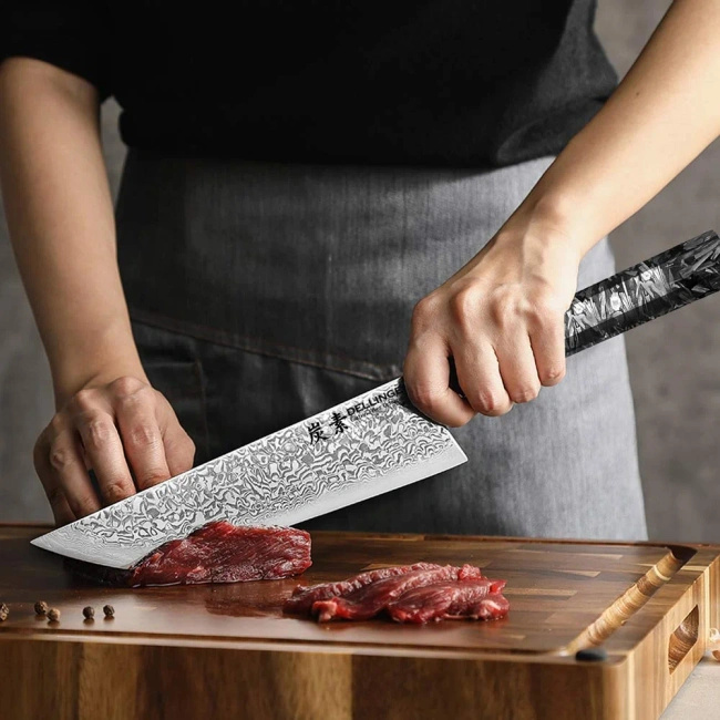 Dellinger Carbon Fiber Octagon Nóż Sakimaru 21 Cm