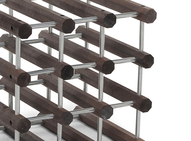 Stojak na butelki Foppapedretti IlCantiniere Walnut – orzech