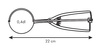 Porcjowacz mechaniczny Presto, ø 5 cm - Tescoma