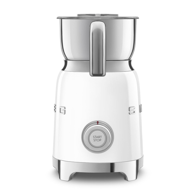 Smeg - Spieniacz do mleka, biały 50's Style MFF11WHEU Biały