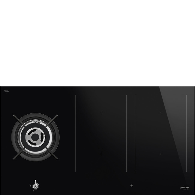Smeg - Płyta kuchenna Classica Pm3953d Czarne szkło