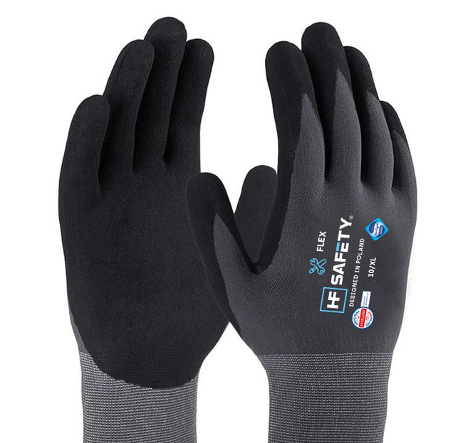 EXTRALINK HF Safety Flex Rękawice ochronne do pracy rozmiar 10 XL 1 para