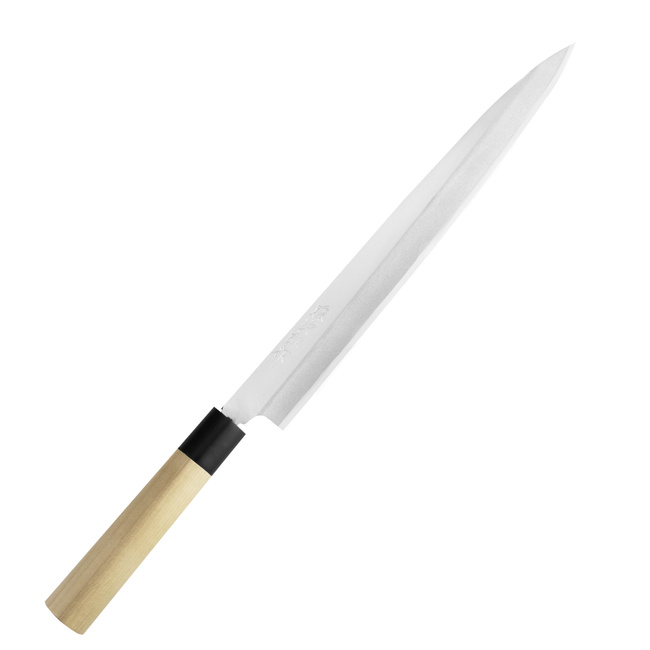 Nóż Sashimi Tojiro Shirogami, Japoński, Stal Węglowa, 30 Cm