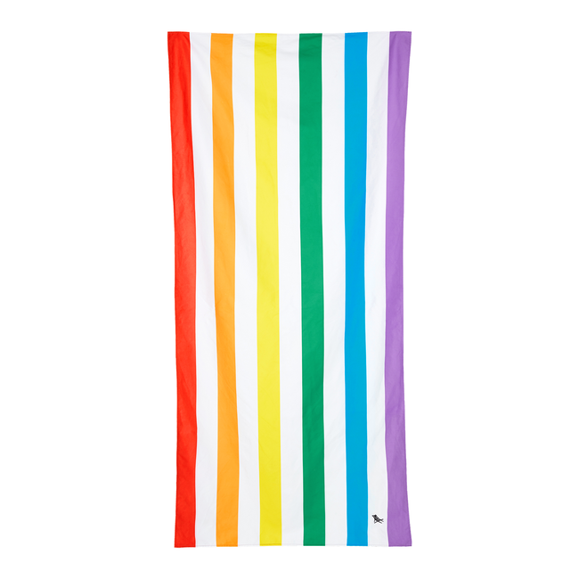 Ręcznik plażowy, Szybkoschnący - Rainbow skies Xl 200x90cm - Dock & Bay
